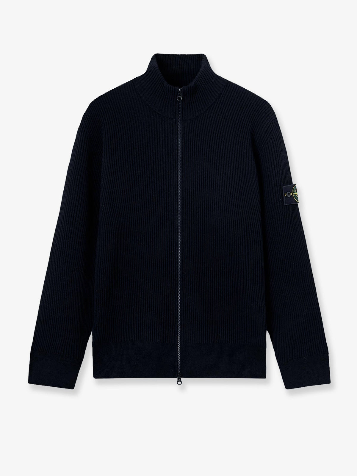 Stone Island Virgin wool cardigan - Navy Blue