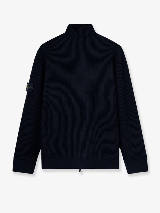 Stone Island Virgin wool cardigan - Navy Blue