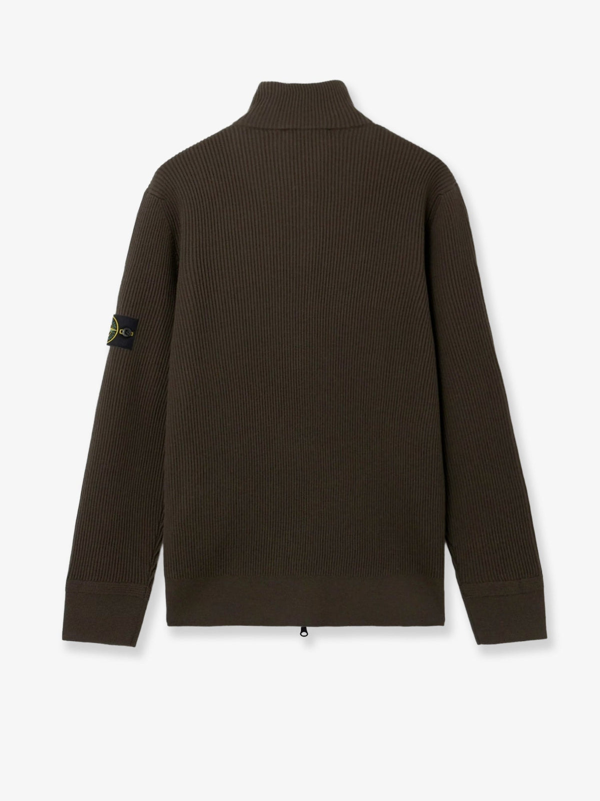 Stone Island Virgin wool cardigan - Coal Grey