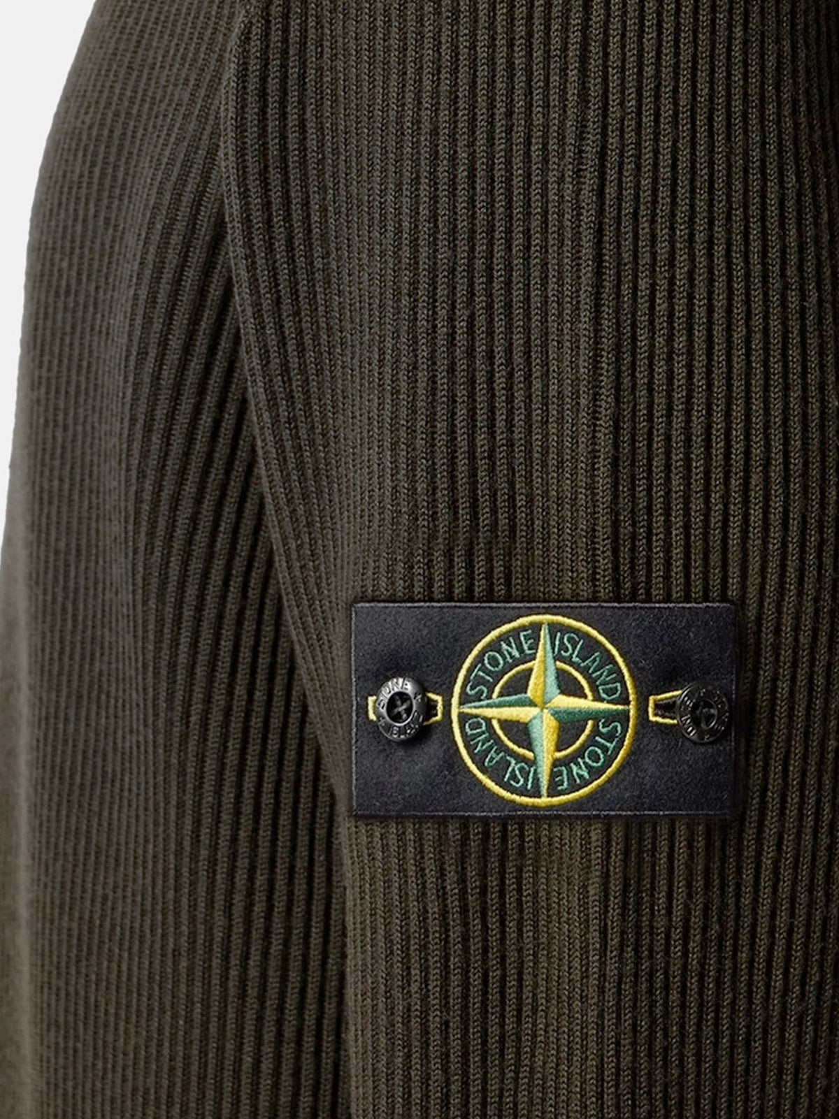 Stone Island Virgin wool cardigan - Coal Grey