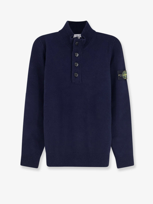 Stone Island Virgin wool blend sweater - Navy Blue