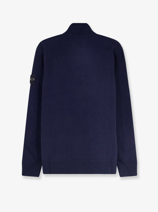 Stone Island Virgin wool blend sweater - Navy Blue