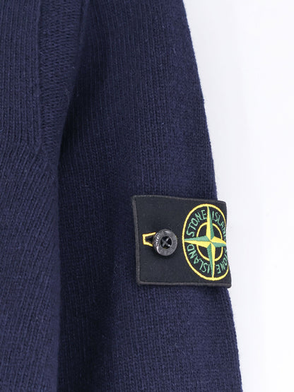 Stone Island Virgin wool blend sweater - Navy Blue