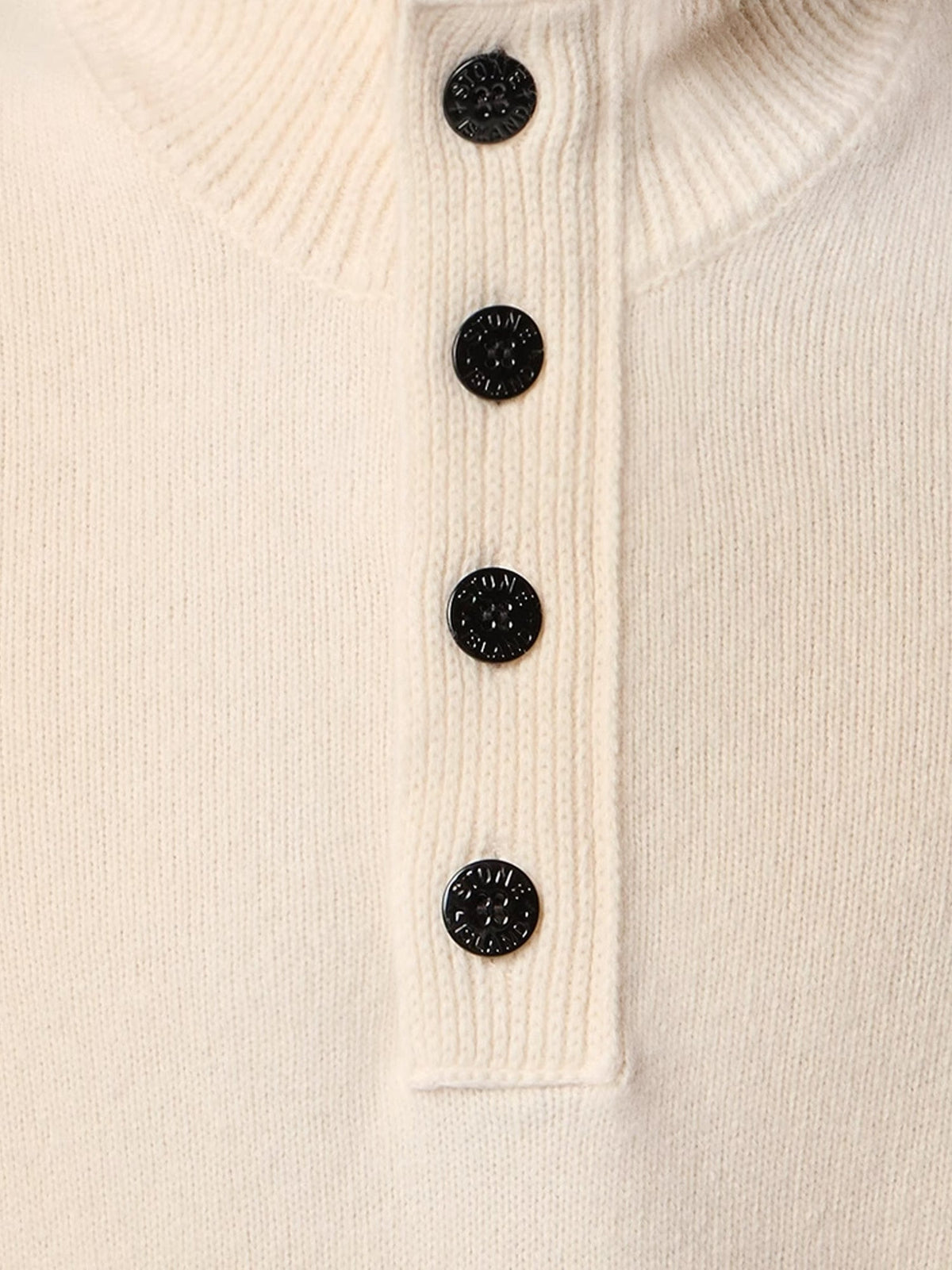 Stone Island Virgin wool blend sweater - Ivory
