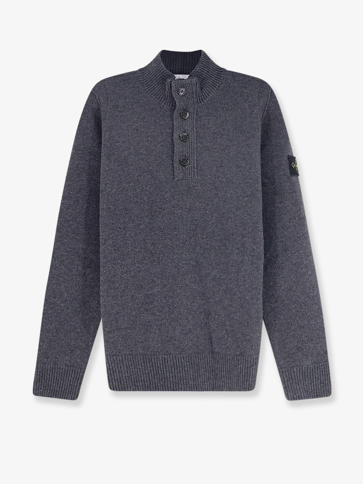 Stone Island Virgin wool blend sweater - Melange Lead