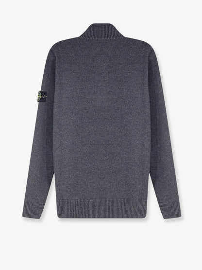 Stone Island Virgin wool blend sweater - Melange Lead