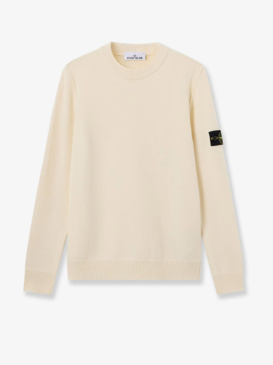 Stone Island Virgin wool blend sweater - Ivory