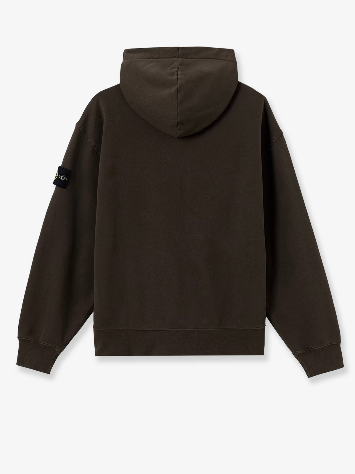 Stone Island Oversized organic cotton hoodie - Coal Grey