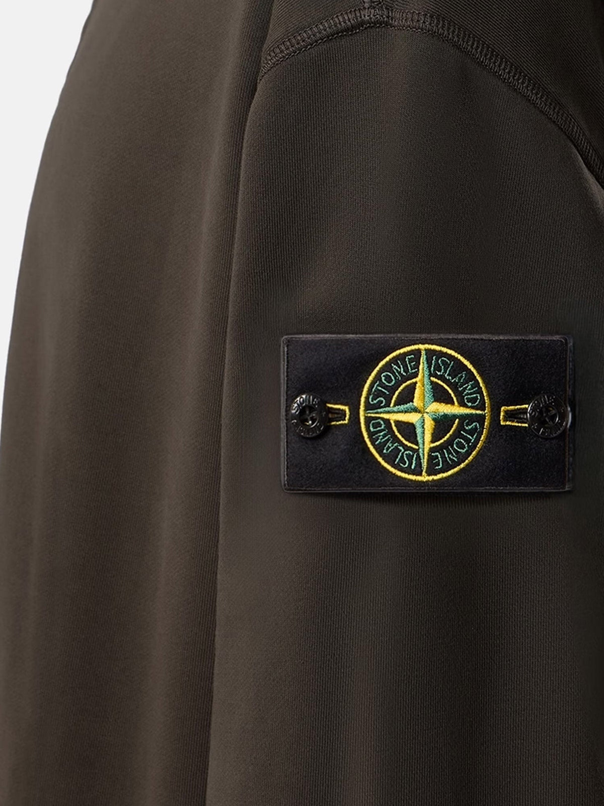 Stone Island Oversized organic cotton hoodie - Coal Grey