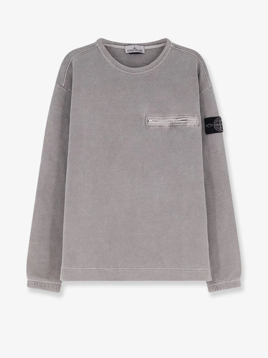 Stone Island Cotton Sweatshirt With Logo