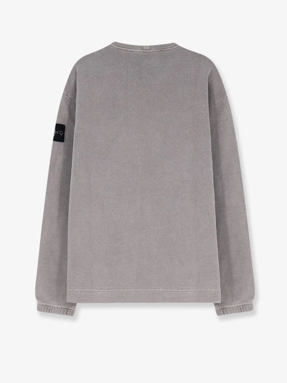 STONE ISLAND - Cotton sweatshirt with Logo