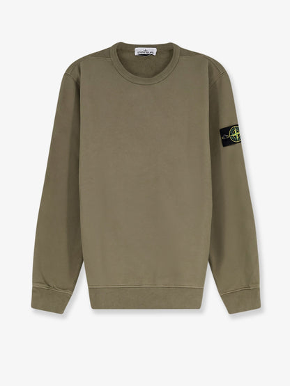 Stone Island Organic cotton sweatshirt - Military Green