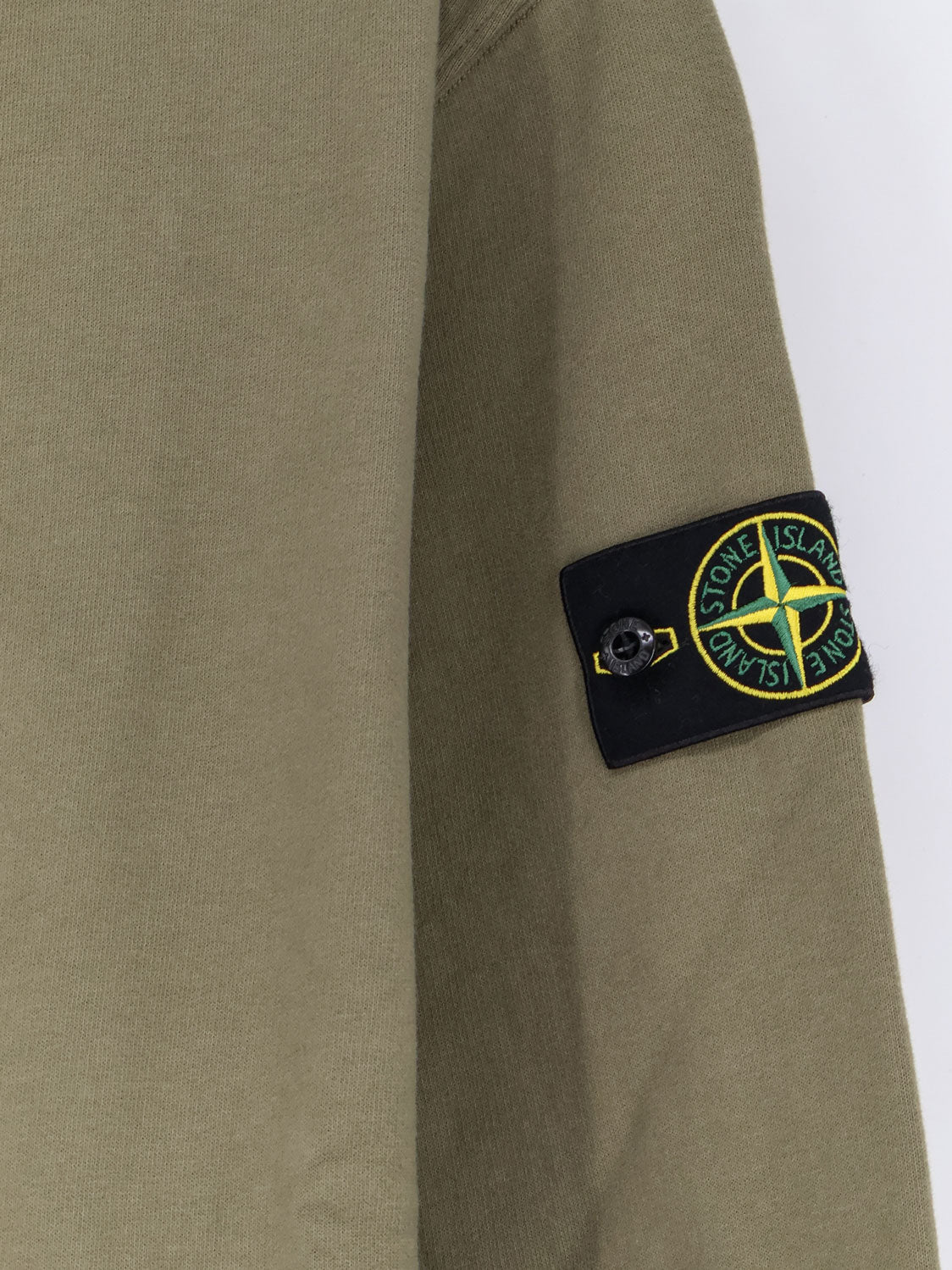 Stone Island Organic cotton sweatshirt - Military Green