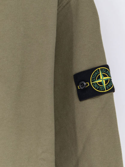 Stone Island Organic cotton sweatshirt - Military Green