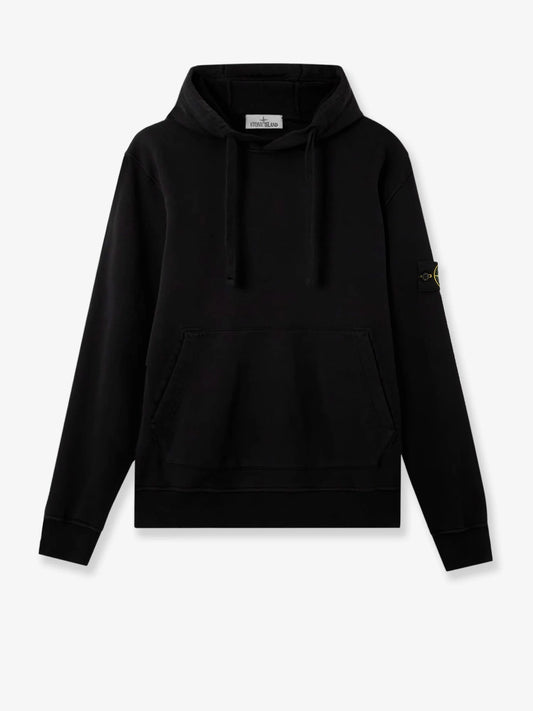 Stone Island Cotton Sweatshirt With Side Logo Patch