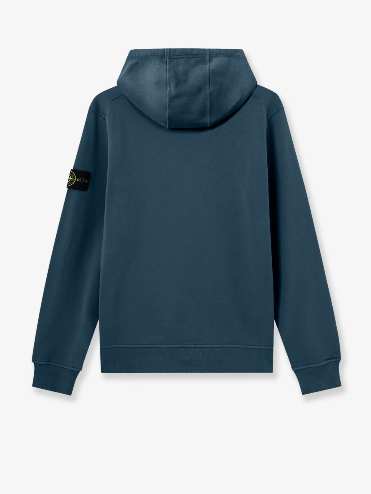 Stone Island Cotton sweatshirt with side logo patch - Slate Blue