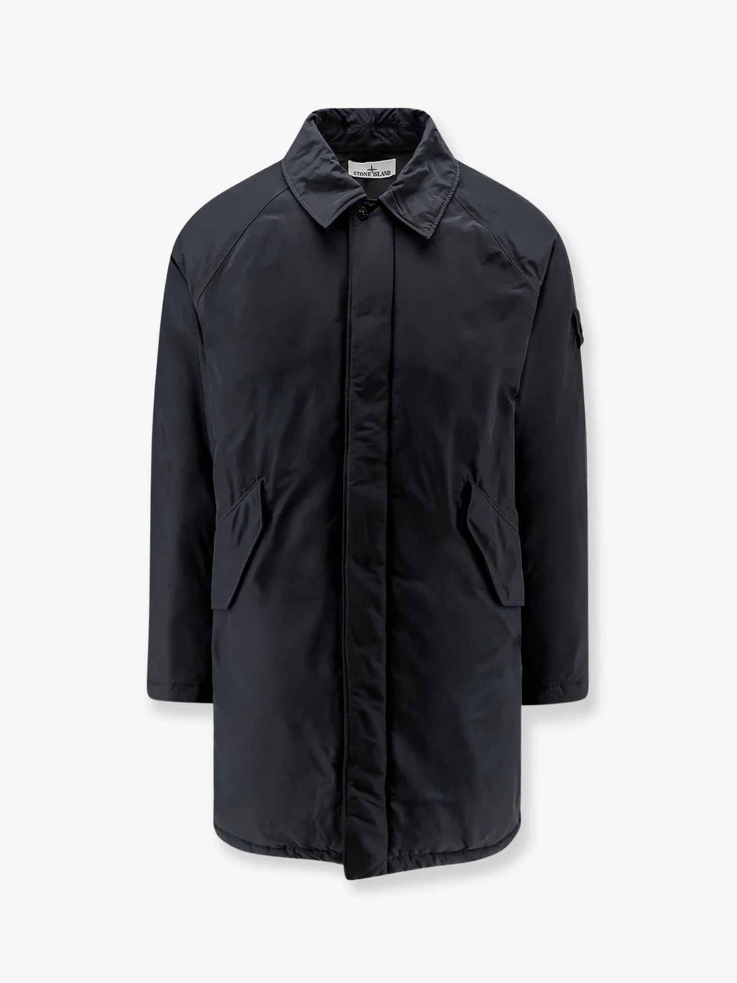 STONE ISLAND - Micro Reps padded long jacket