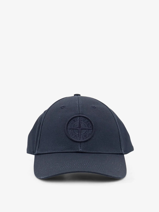 Stone Island Cotton Hat With Logo On The Front