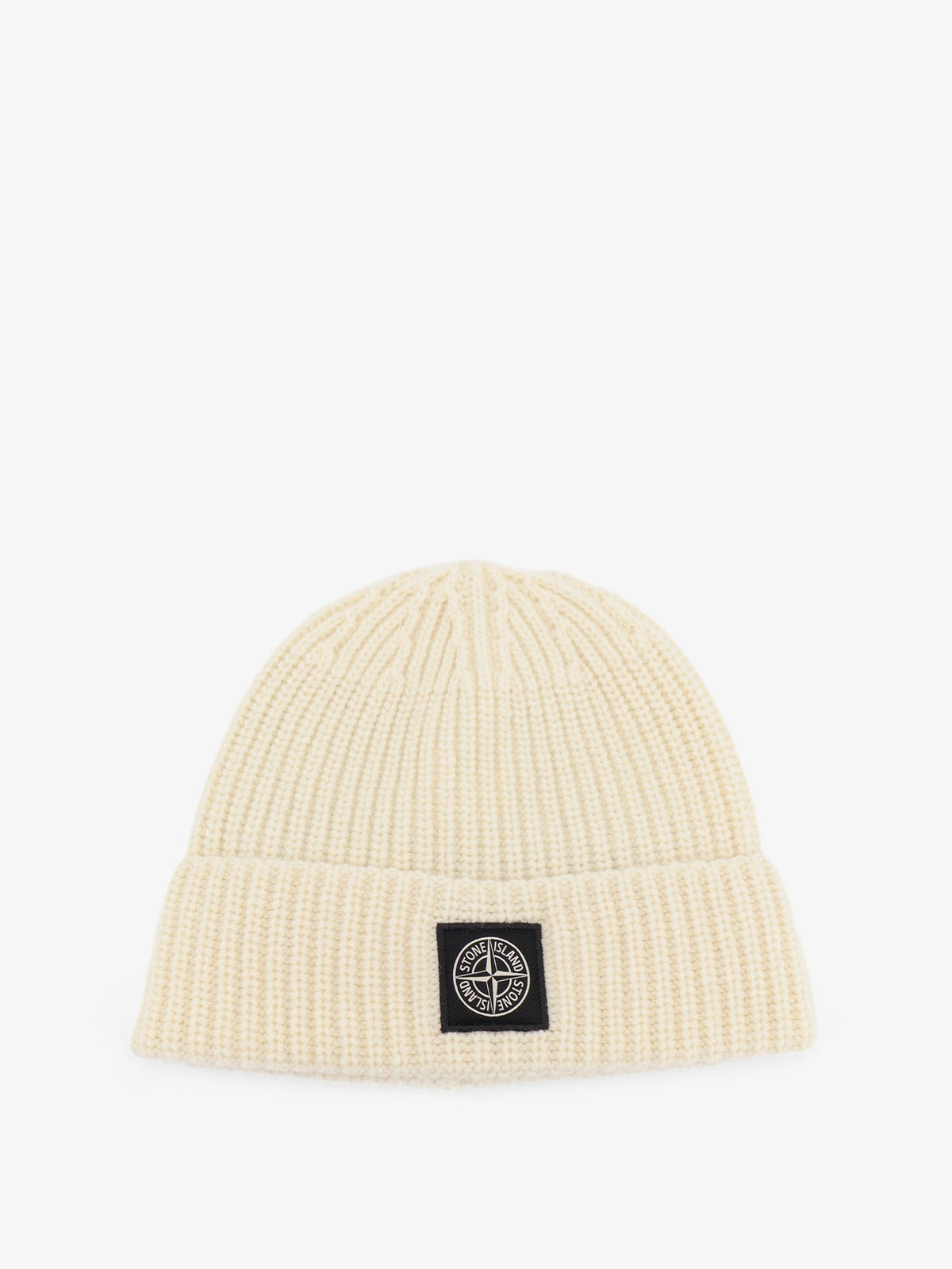 Stone Island Geelong virgin wool hat - Ivory