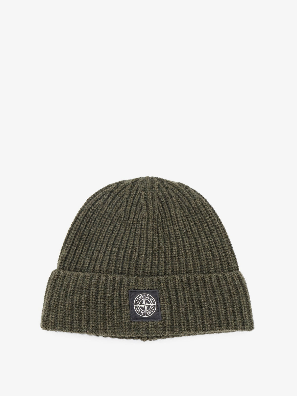 Stone Island Geelong virgin wool hat - Military Green Melange