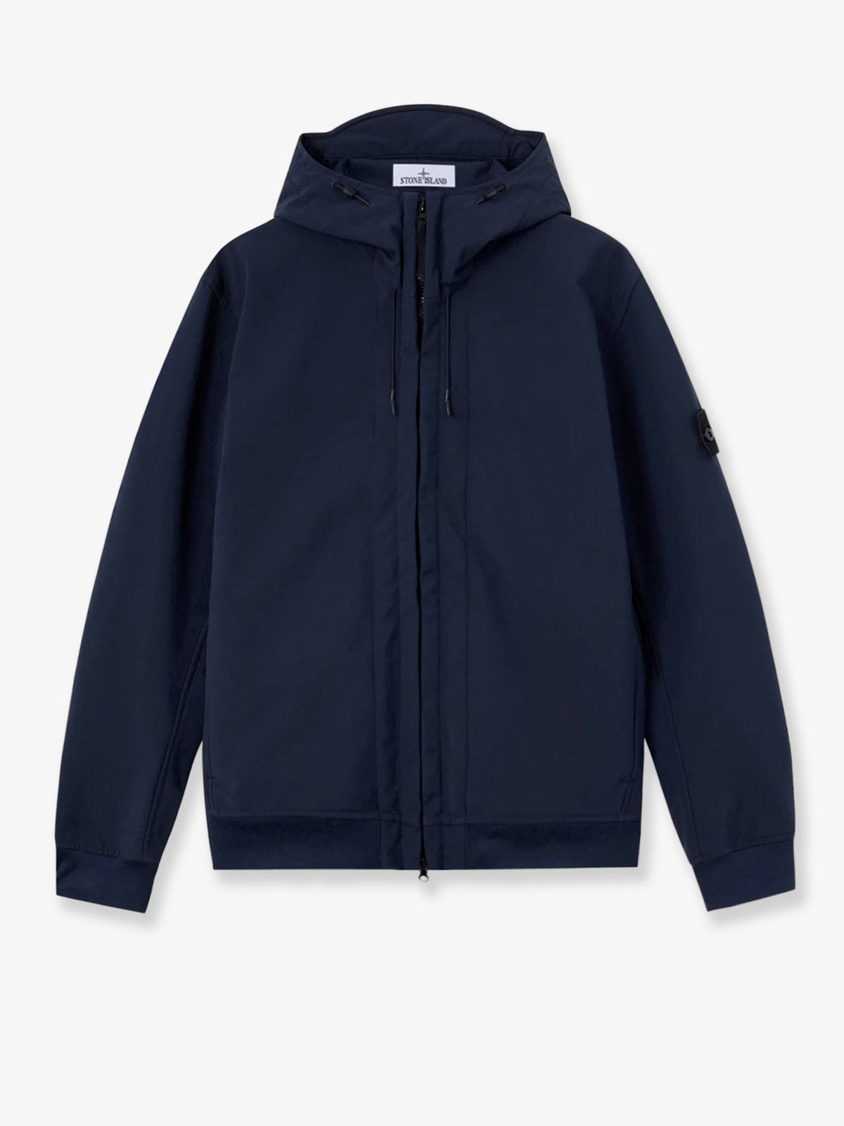 Stone Island Soft Shell-R-e.dye®  Technology Wind and Water Resistant Jacket - Navy Blue