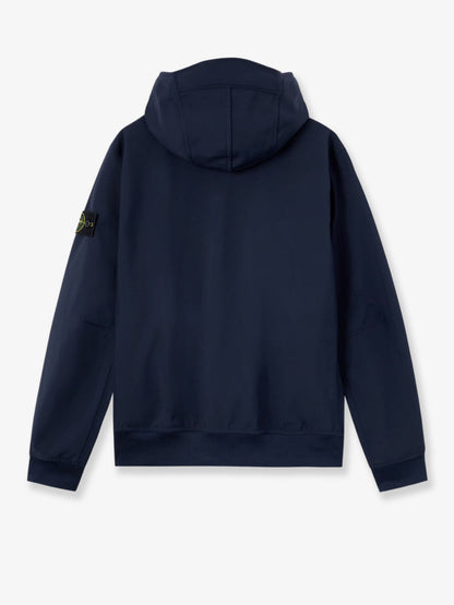 Stone Island Soft Shell-R-e.dye®  Technology Wind and Water Resistant Jacket - Navy Blue