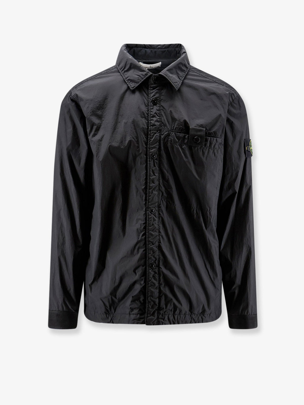Stone Island Crinkle Reps recycled nylon jacket - Black