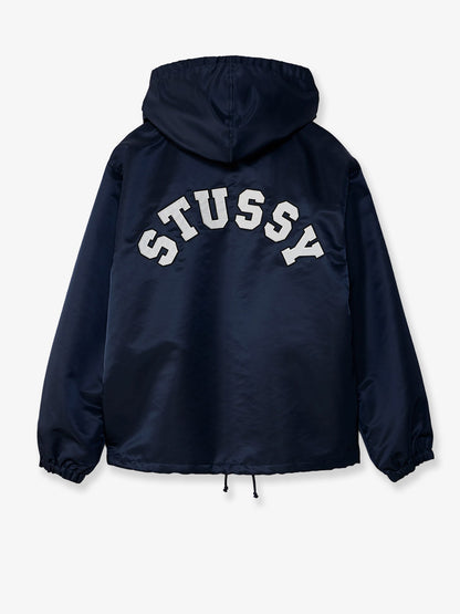 Stüssy Nylon jacket with back lettering logo - Navy