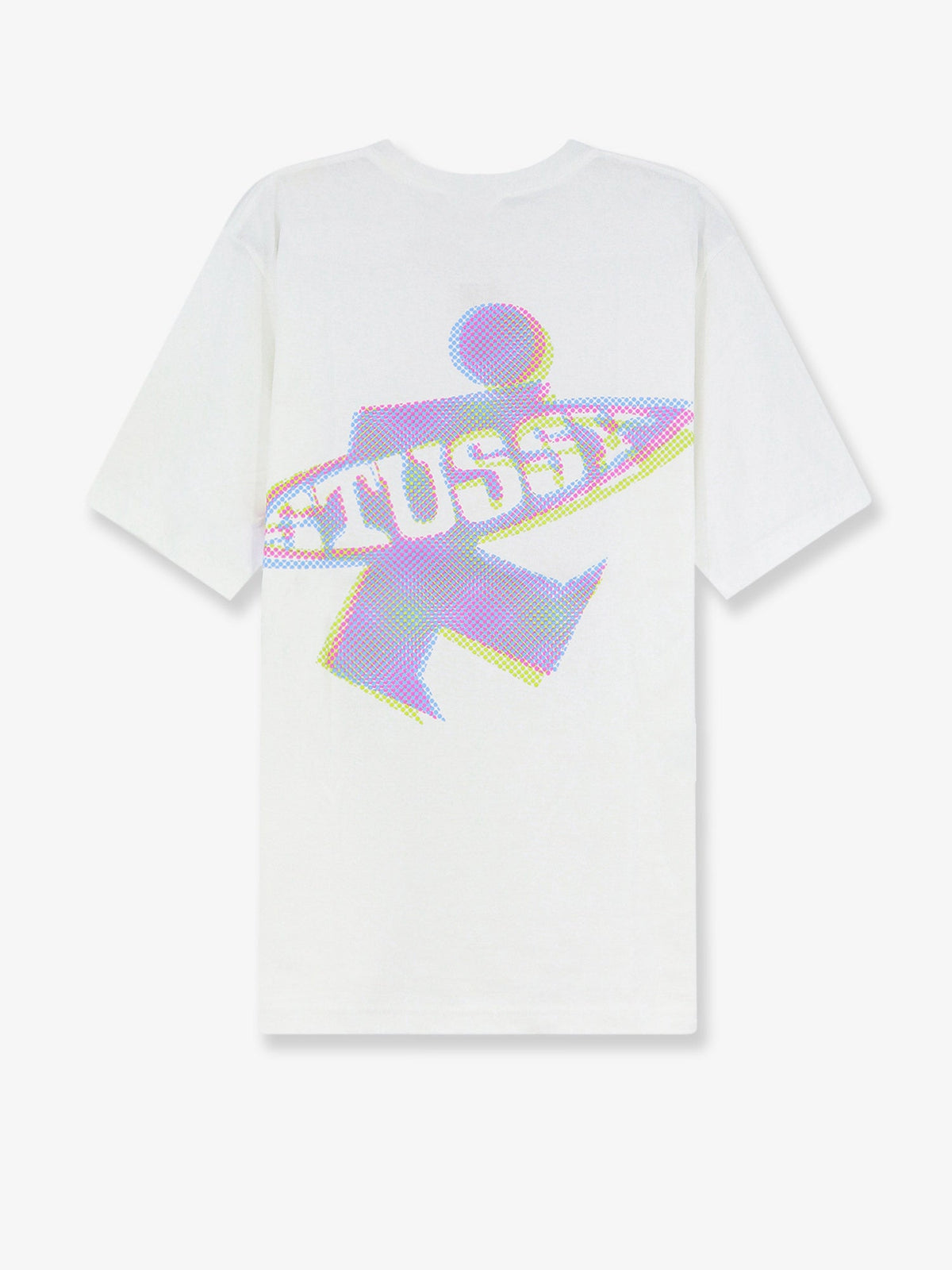 Stüssy Dot Surf Cotton T-Shirt - White