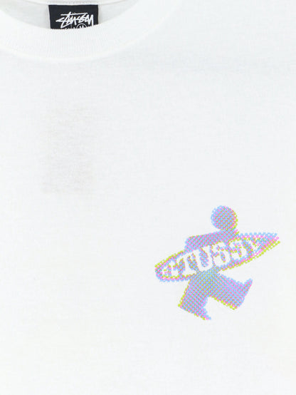 Stüssy Dot Surf Cotton T-Shirt - White