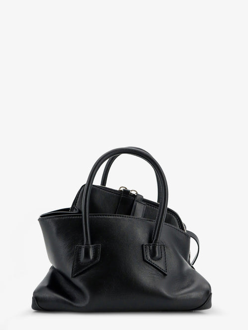 The Attico La Passeggiata Mini leather handbag - Black
