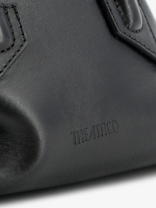 The Attico La Passeggiata Mini leather handbag - Black