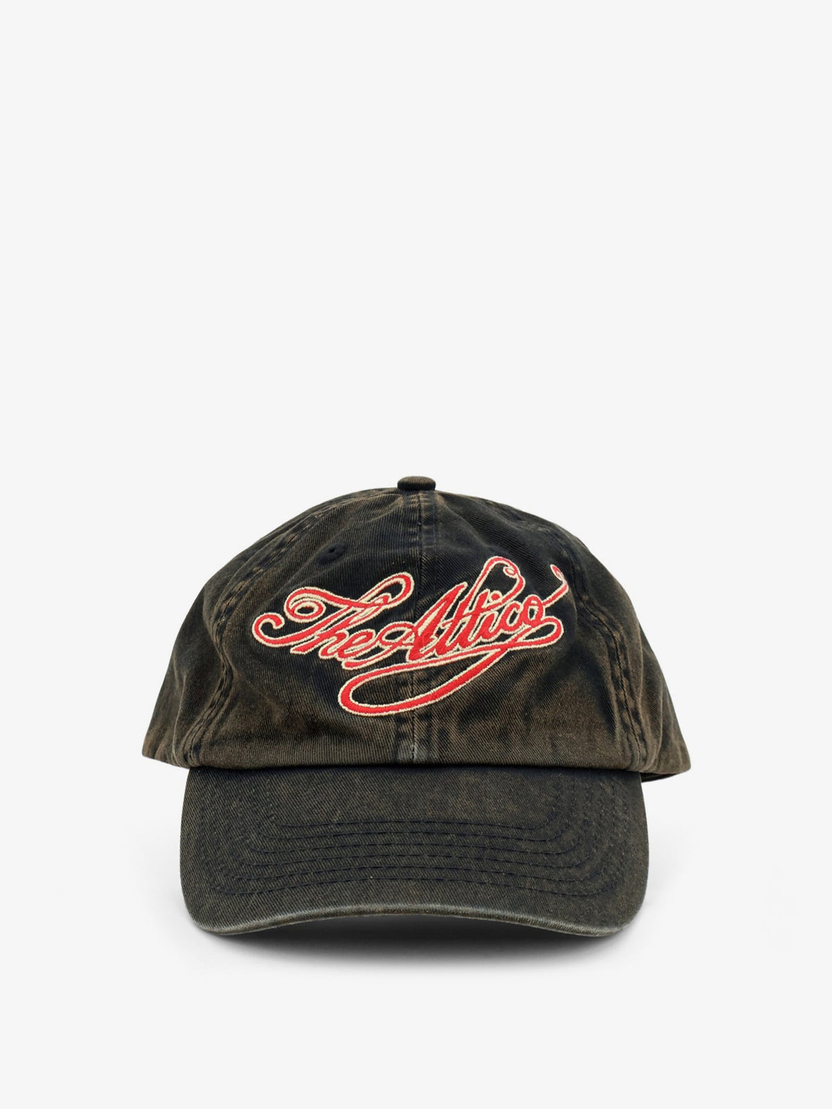 The Attico Cotton hat - Blackwhite