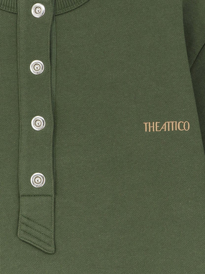 The Attico Cotton sweatshirt - Forestgreen