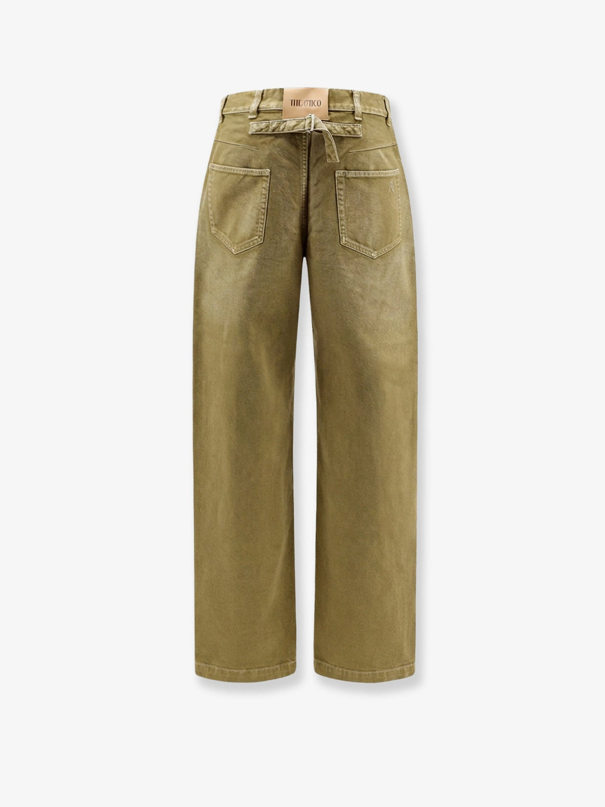 The Attico Faded effect denim - Grrenbrush