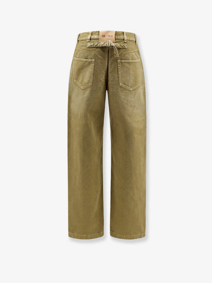 The Attico Faded effect denim - Grrenbrush