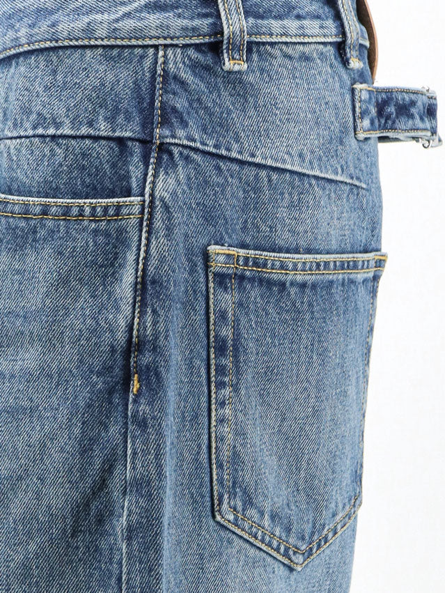 The Attico Blue denim jeans - Skyblu