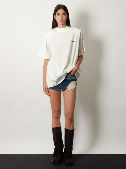 The Attico Blue denim mini skirt - Deepblue
