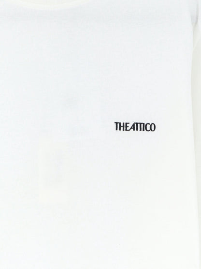 The Attico Oversized cotton T-shirt - White