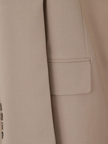 The Frankie Shop Bea oversized blazer - Latte