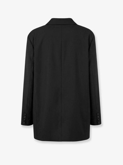 The Frankie Shop Bea oversized blazer - Black
