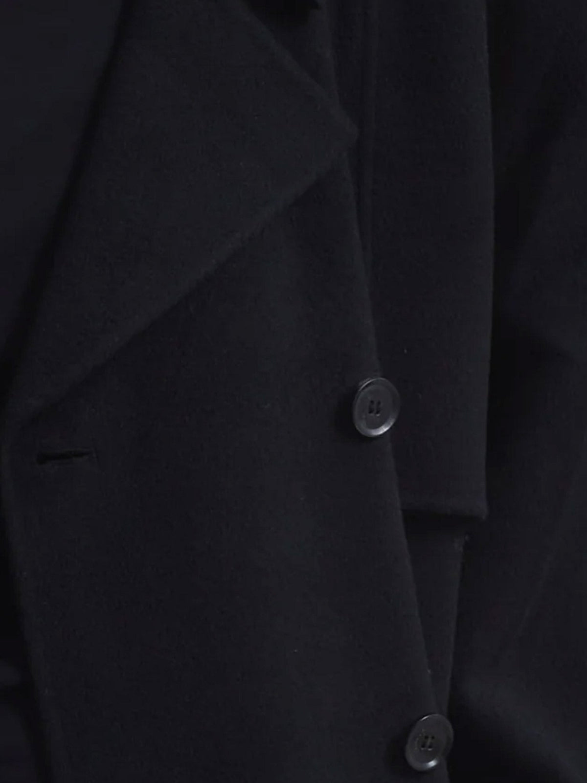 The Frankie Shop Nikola wool and cashmere blend coat - Black