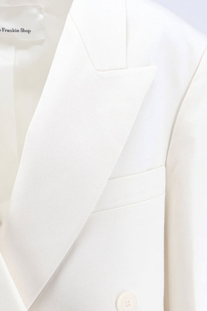 The Frankie Shop Jane viscose blend coat - White