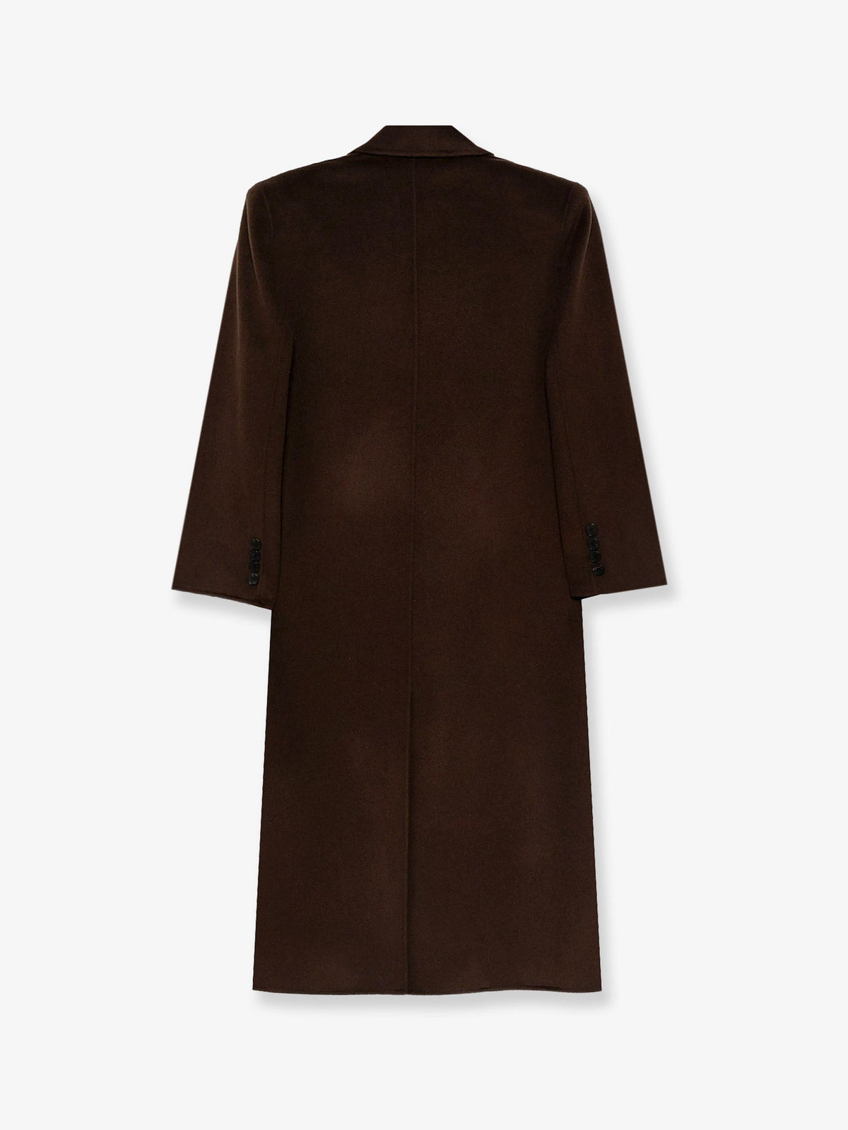 The Frankie Shop Gaia wool blend coat - Dark Brown