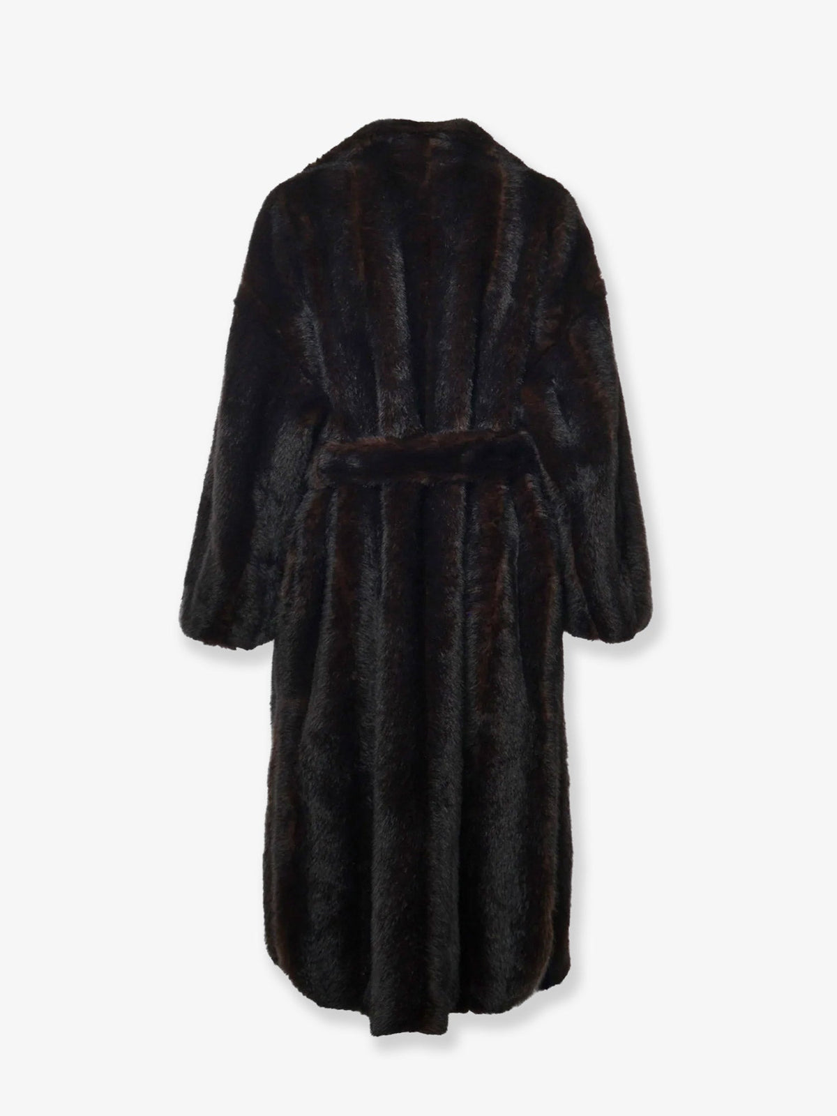 The Frankie Shop Ravello faux fur coat - Darkbrown
