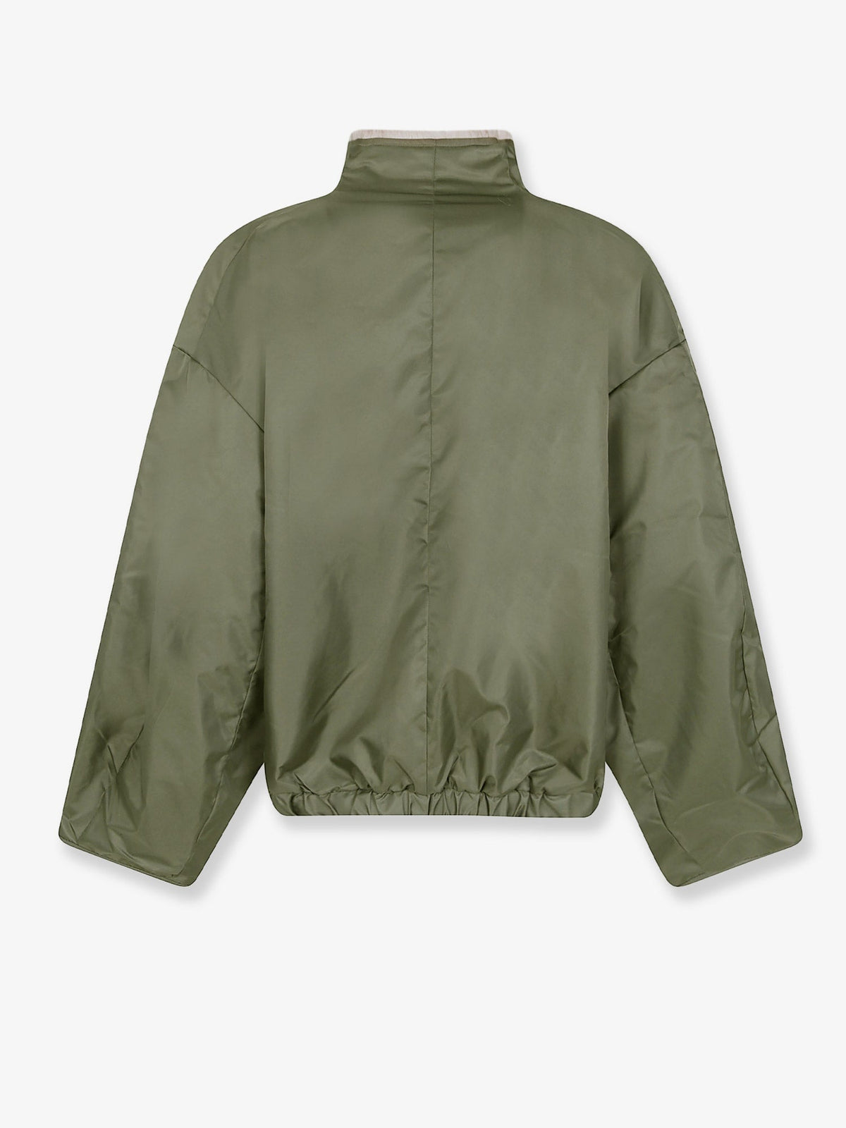 The Frankie Shop Vera reversible nylon and synthetic fur jacket - Beigegreen