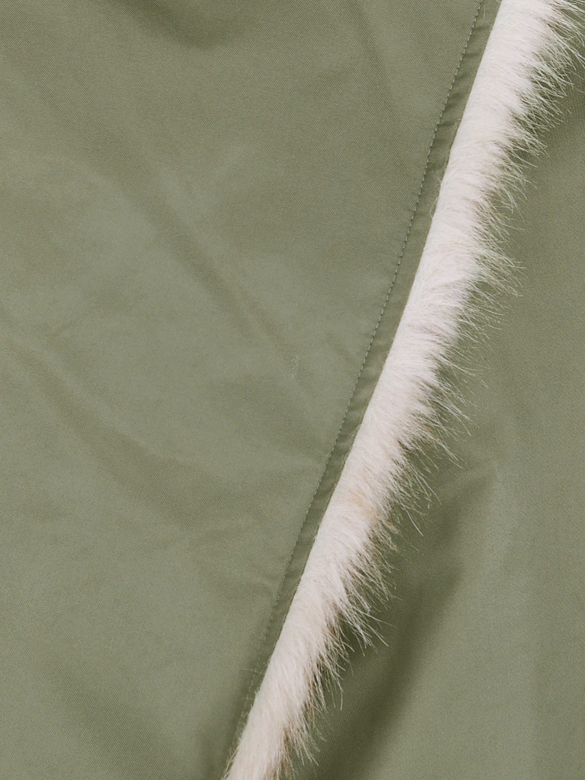 The Frankie Shop Vera reversible nylon and synthetic fur jacket - Beigegreen