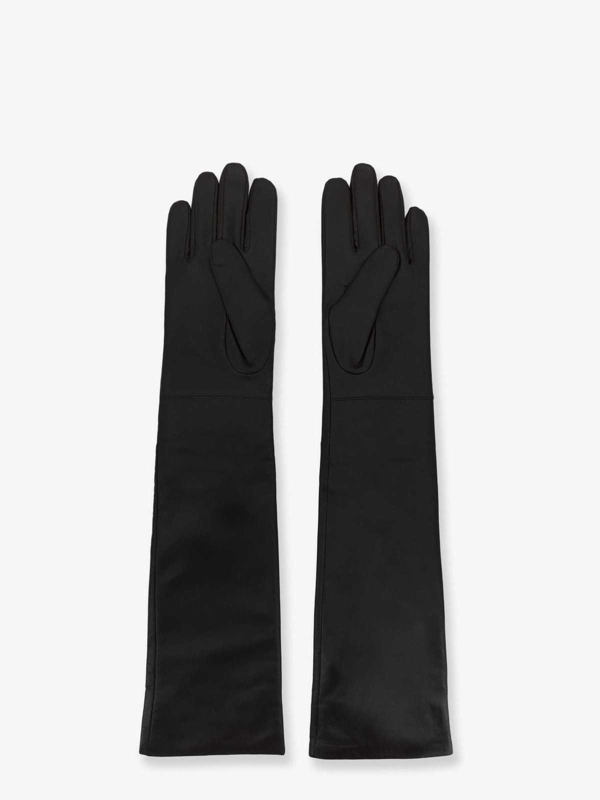 The Frankie Shop Veneto leather gloves - Black