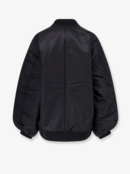 The Frankie Shop Astra nylon jacket - Black