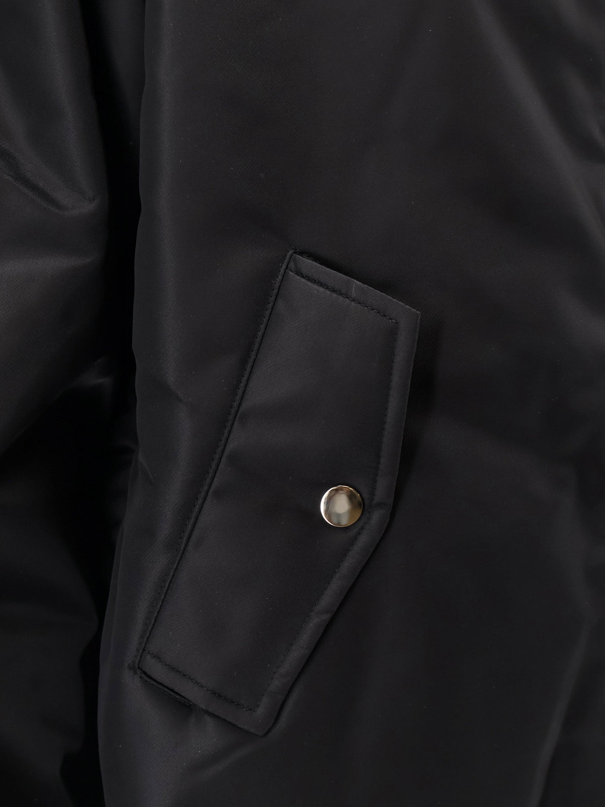 The Frankie Shop Astra nylon jacket - Black